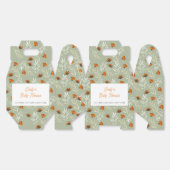 Sage Green Herfst Ladybug Greenery Baby shower Bedankdoosjes (Ongevouwen)