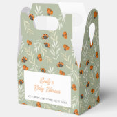 Sage Green Herfst Ladybug Greenery Baby shower Bedankdoosjes (Open)