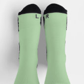 Sage Green High-Performance Athletic Crew Sokken (Top)