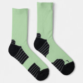 Sage Green High-Performance Athletic Crew Sokken (Rechts)