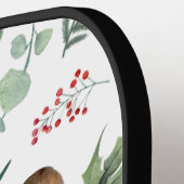 Sage Green Holiday Personalized Pickleball Paddle (Links Detail)