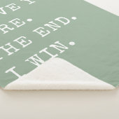 Sage Green I Love You Meer Valentijnsdag Cadeaus Sherpa Deken (3/4)