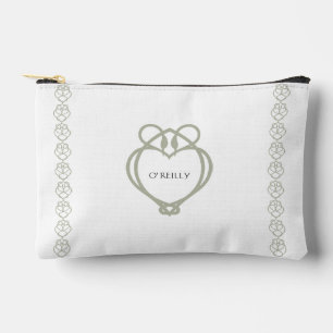 Sage Green Irish Celtic Swan Love Knot Family Name Etui