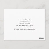 Sage Green is m'n Kaart op Bloemenmeisje (Achterkant)