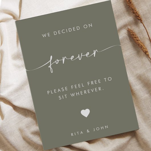 Sage Green Kies een stoel in plaats van een kant b Poster