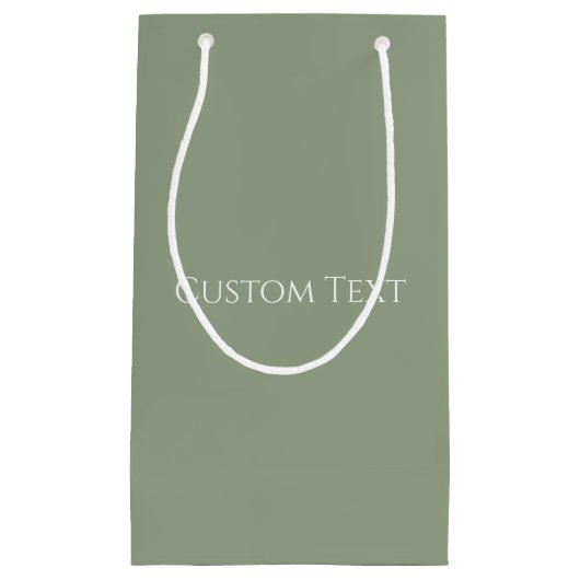 Sage Green  Klein Cadeauzakje (Voorkant)