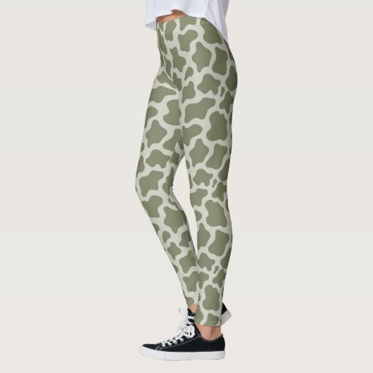 Sage Green Koe Print Leggings (Links)