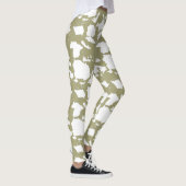Sage Green Koe Print Leggings (Rechts)