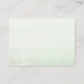 Sage Green laat boeken achter voor Baby Informatiekaartje (Achterkant)