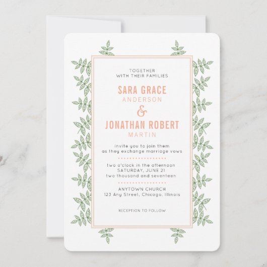 Sage Green laat uitnodiging tot uitzending van kor (Voorkant)