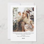 Sage Green Lace Christmas Bow Ribbon 2 Photo Feestdagenkaart (Achterkant)