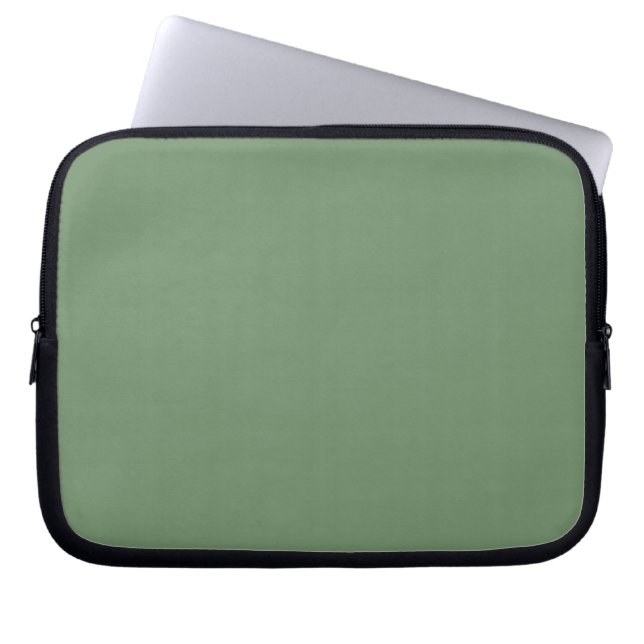 Sage Green-laptophoes Laptop Sleeve (Voorkant)