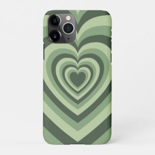 Sage Green Latte Love Coffee Heart Hoesje-Mate iPh iPhone 11Pro Hoesje