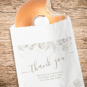 Sage Green Leaves Huwelijksgunst Traktatie Bedankzakje