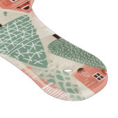 Sage Green Light Pink Pine Cones Daken en bomen Snijplank (Hoek)