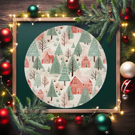 Sage Green Light Pink Pine Cones Daken en bomen Snijplank