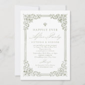 Sage Green Lijst nog lang en gelukkig na het fees Kaart (Voorkant)