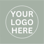 Sage Green Logo Promotiebedrijf Branded Sticker (Voorkant)