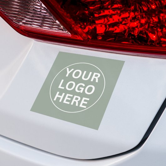 Sage Green Logo Promotiebedrijf Branded Sticker