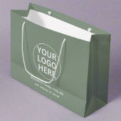 Sage Green Logo & Tekst l Professioneel merk Groot Cadeauzakje