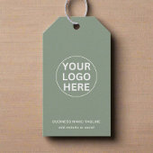 Sage Green Logo Zakelijk merk Cadeaulabel