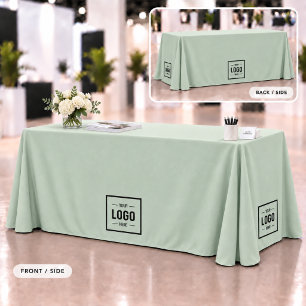Sage Green Logo Zakelijke Promotie Tafelkleed