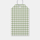Sage Green Lucky Duck Ballon Verjaardag Gift Label Cadeaulabel (Achterkant)