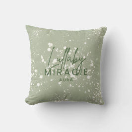Sage Green "Lullaby Miracle Aura" Sierkussen