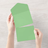 Sage Green Luxe Trouw Uitnodiging (Afscheurbaar)
