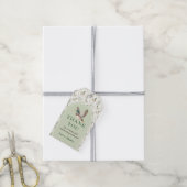 Sage Green Mallard Duck Verjaardag Gift Labels Cadeaulabel (Met Touw)