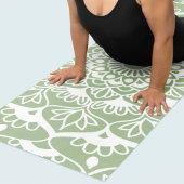 Sage Green Mandala Art Yogamat