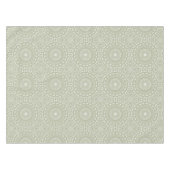 Sage Green Mandala Pattern Tafelkleed (Voorkant (Horizontaal))