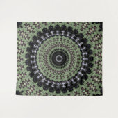 Sage Green Mandala Wandkleed (Voorkant (horizontaal))