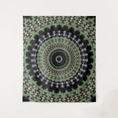 Sage Green Mandala Wandkleed (Voorkant)