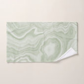 Sage Green Marble Bad Handdoek (Handdoek)
