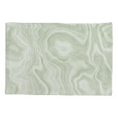 Sage Green Marble Kussensloop (Achterkant)