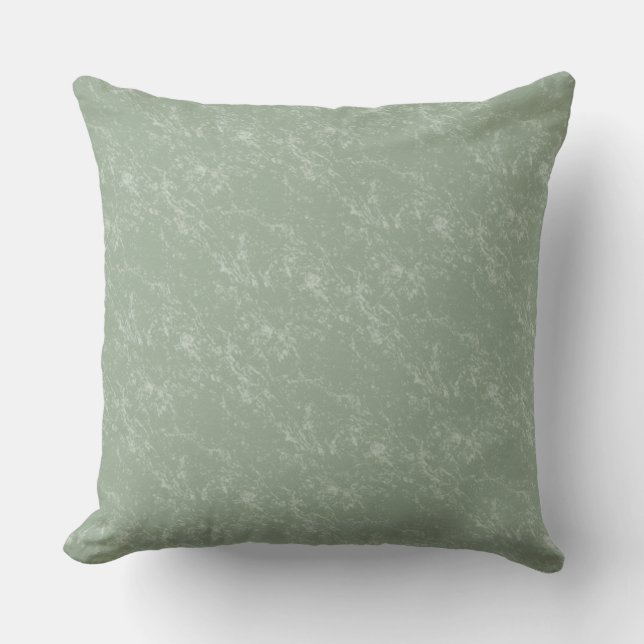 Sage Green Marble Shaded Pillow 20x20 Kussen (Voorkant)