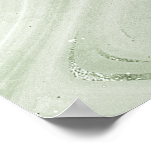 Sage Green Marble Texture Poster (Hoek)