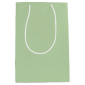 Sage Green Medium Cadeauzakje (Voorkant)
