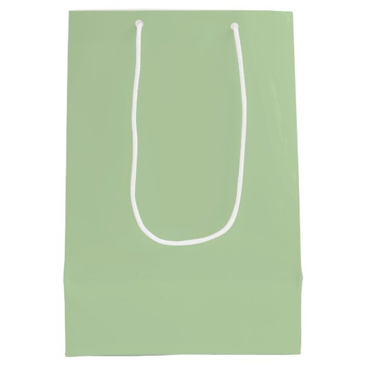 Sage Green Medium Cadeauzakje (Achterkant)