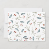 Sage Green Merry Kerstkalligrafie Vier Foto Feestdagenkaart (Achterkant)