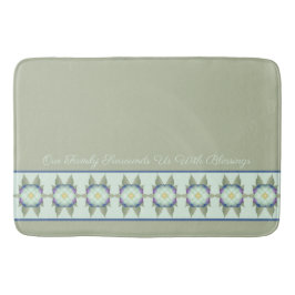 Sage Green met Blauwgroen blauw Badmat