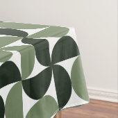 Sage Green Mid Century Modern Patroon Tafelkleed (Voorbeeld)
