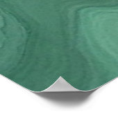 Sage Green Mineral Vein Abstract - Biologisch Mode Poster (Hoek)