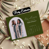 Sage Green Minimal Arch Bridesmaid-voorstel Kaart