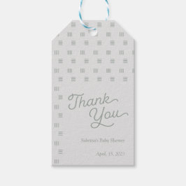 Sage Green Minimal Boho Baby shower Cadeaulabel