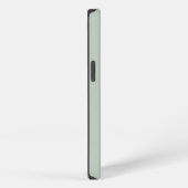 Sage Green Minimal Modern Initiaal Monogram iPhone Hoesje (Rechterkant)