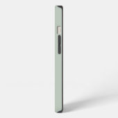 Sage Green Minimal Modern Initiaal Monogram iPhone Hoesje (Linkerkant)