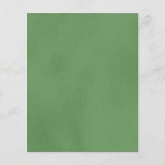 Sage Green Minimalist Baby shower Advice Kaart (Achterkant)