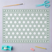 Sage Green Modern Bone Inlay Decoupage Paper Tissuepapier (Craft)